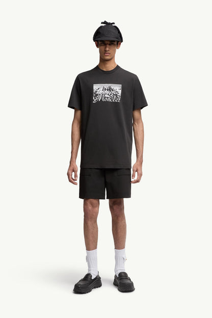 Mountain Logo Cotton T-Shirt