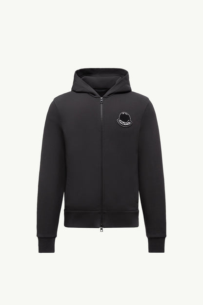 Logo Cotton Zip-Up Hoodie