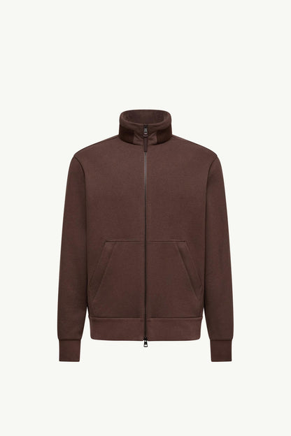 Cotton & Cashmere Zip-Up Sweatshirt
