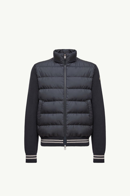 Padded Cotton Cardigan