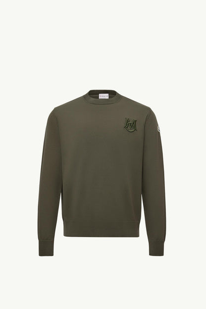 Embroidered Monogram Cotton Jumper