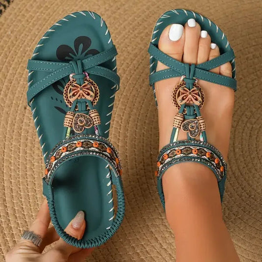 🏖Women Boho Flat Orthopaedic Summer Beach Sandals
