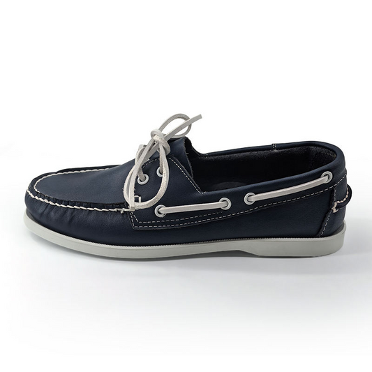 Boat Shoe-Navy Blue & Pink