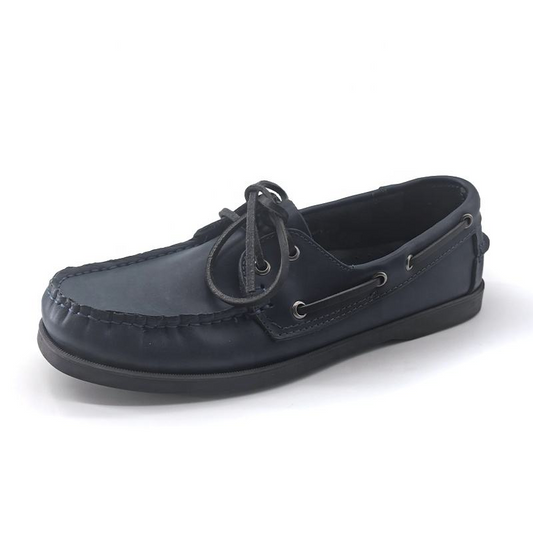 Casual Deck Shoe-Navy Blue